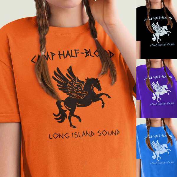 Camp Half Blood T-shirt Percy Jackson Movie Shirt Long Island 