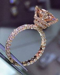 DIAMOND, wedding ring, gold, Rose