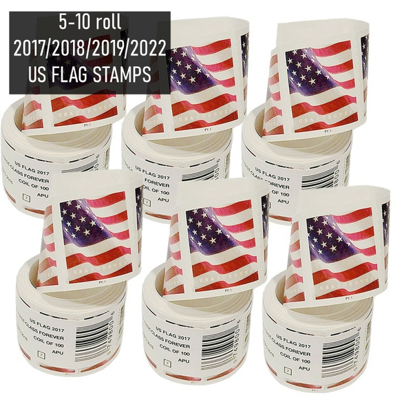 10) 100 Ct Roll Forever Stamps - 2023 USPS First-Class Mail Postage S –  StampChest