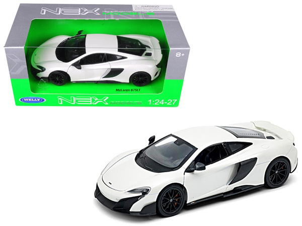 Modèle McLaren 675LT Coupé 1:24 Par Welly - Portes Ouvrantes, Intérieur Détaillé - Neuf