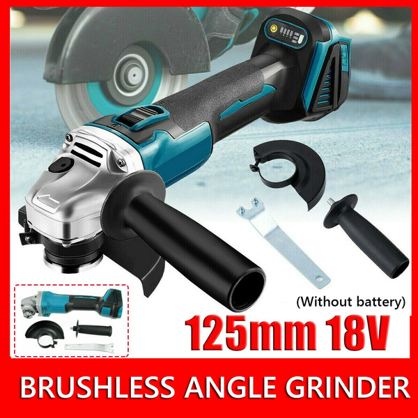 18V 125mm Cordless Brushless Angle Grinder for Makita Li ion