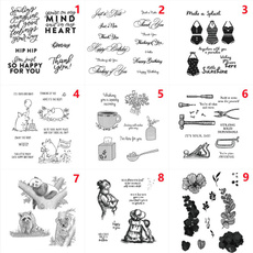 rubberstamp, dairydecor, Silicone, clearstamp