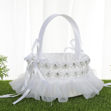 Декор, weddingbasket, flowergirl, partydecorationsfavor