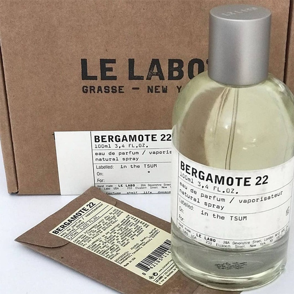 Le Labo Bergamote 22 Eau De Parfum Spray 3.4 Oz / 100 ML Unisex