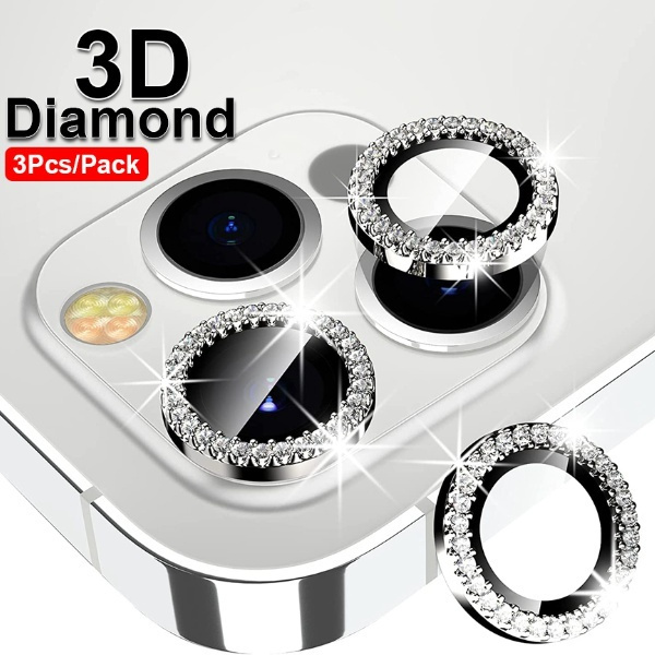 Diamond Camera Case For IPhone 11 12 13 Pro Max 12 13 Mini Camera Lens