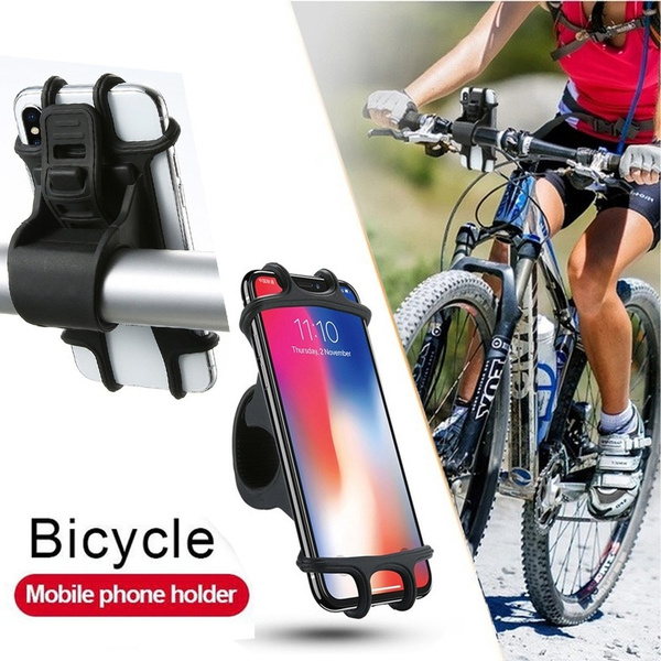 Universal Bicycle Phone Holder For IPhone Mobile Cell Phone Holder Bike Handlebar Clip Stand GPS ...
