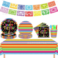 fiesta, Plates, paperdinnerware, mexican