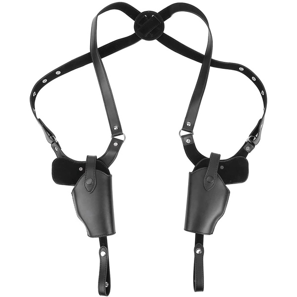 Shoulder Holster, Dual Gun Shoulder Holster Leather Concealed Carry