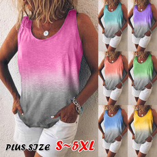 blouse, Summer, Vest, Plus Size