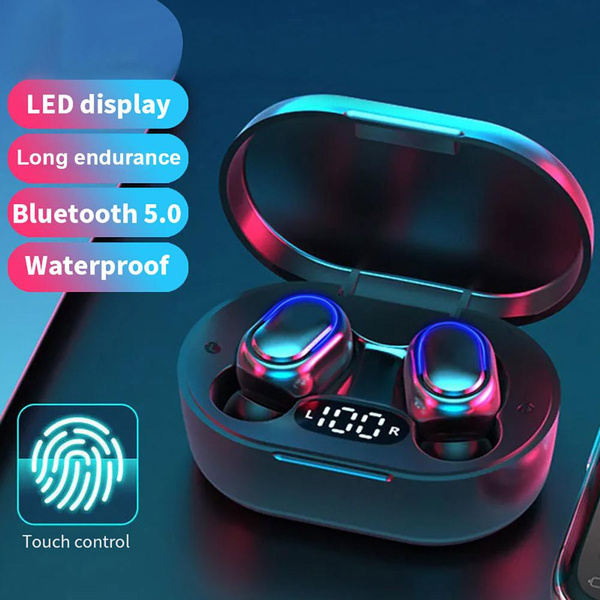 METEESER F9-5C Wireless Bluetooth 5.0 Earbuds - IPX7 Waterproof, Touch Control, Stereo