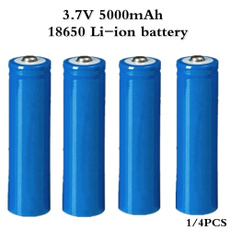 Flashlight, Batteries, 18650battery, Capacity
