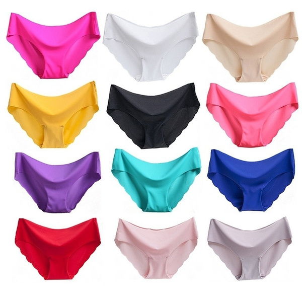 Ultra Thin Women Underwear Seamless Traceless Sexy Lingerie Panties Briefs Bikini Summer Body 8254