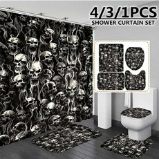 toilet, Bathroom, skull, Waterproof