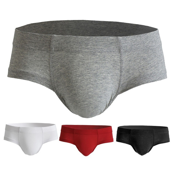 Men Sexy Lingerie Underwear Low Rise Bulge Pouch Boxer Briefs for Men ...