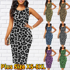 Plus Size, Dress, womens top, Leopard