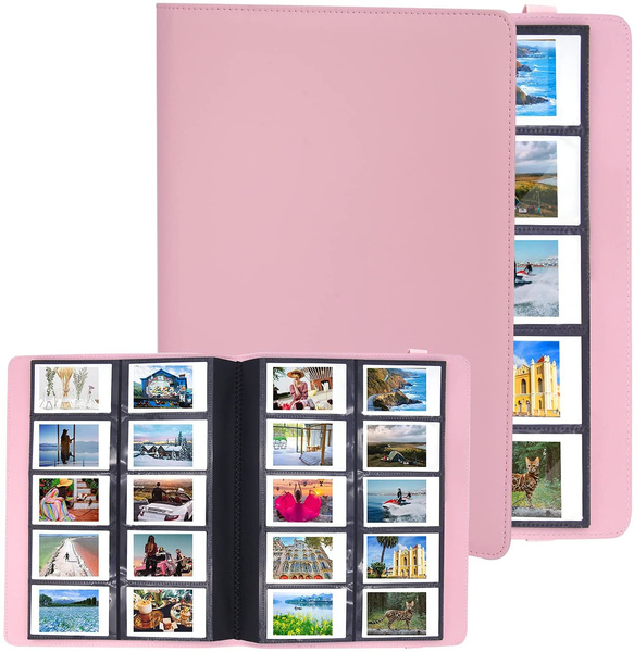 400 Pockets Photo Album for Fujifilm Instax Mini Camera, Polaroid Snap Snap  Touch PIC-300 Z2300 Instant Camera, Instax Mini Album for Fujifilm Instax  Mini 11 90 70 9 8+ 8 LiPlay Instant Camera (Pink)