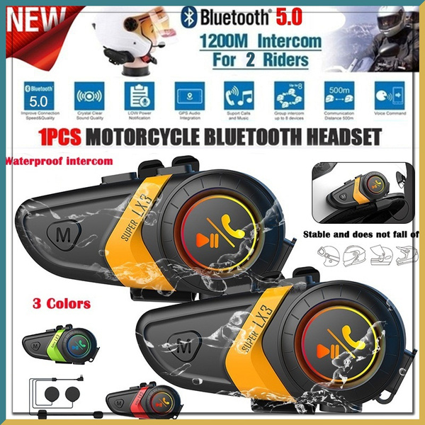 2022 New Motorcycle Bluetooth Headset Outdoor Riding Headset