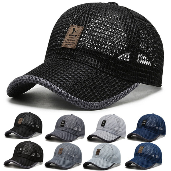 2022 New Summer Mesh Baseball Cap For Men Women Trucker Mesh Hat