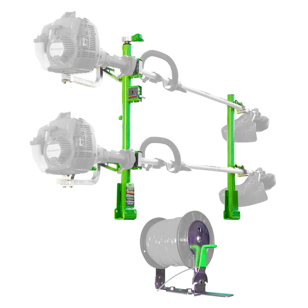 Green Touch Industries String Trimmer Spool Rack and 2 Position Line Trimmer Rack Wish