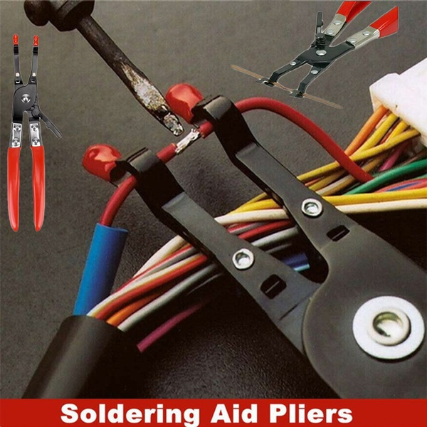 Universal Car Vehicle Soldering Aid Plier Hold 2 Wires Whilst