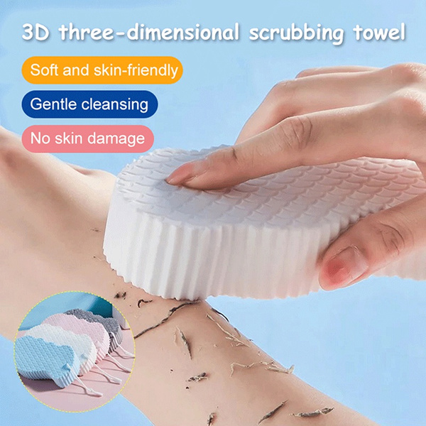 Esponja Exfoliante Soft Sponge Body Scrubber Bath Exfoliating Scrub Sponge  Shower Brush Body Skin Cleaner Dead