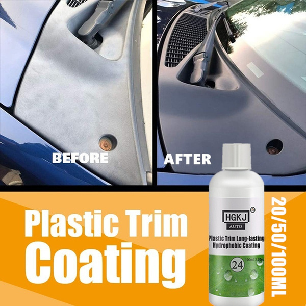 Car Plastic Trim Long-lasting Hydrophobic Protective Coating Polish ...