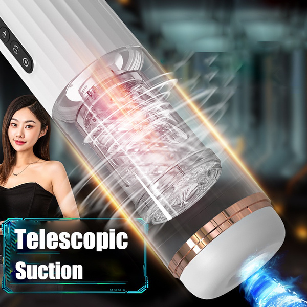 Telescopic Masturbadores Para Hombre Automatic Vaginas for Men Sex Toy