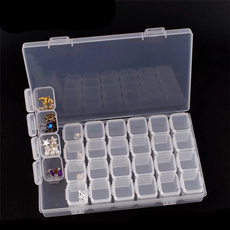 Storage Box, Fashion Jewelry, pillbox28slot, Capacity
