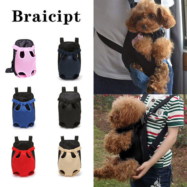 Pet Carrier Backpack for Small Medium Dogs Puppies Adjustable Dog Front