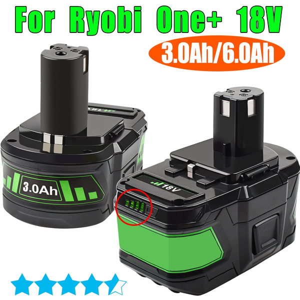 Bonadget 2-Pack 8000mAh Replacement Batteries For Ryobi 18V ONE+ Tools