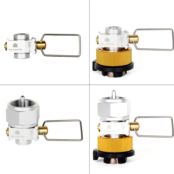 Backpacking Camping Stove Burners Conversion Adapter Butane Cylinder ...