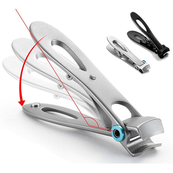 Nail Clippers Stainless Steel Wide Jaw Opening Manicure Fingernail