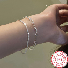 Charm Bracelet, gypsophilabracelet, Silver Jewelry, Fashion