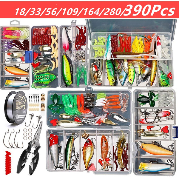 Wholesale 101 Pcs Fishing Lures Kit Full Fishing Tackle Box