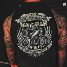 Vest, Men, Tank, motorcyclevest