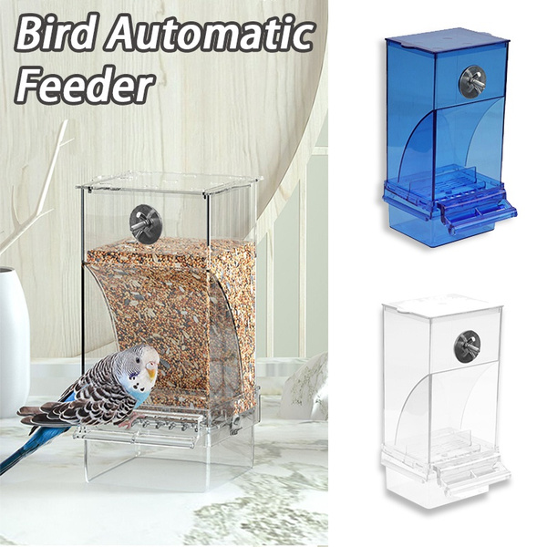 Bird Automatic Feeder Splash-Proof Bird Feeder Bird Food Container ...