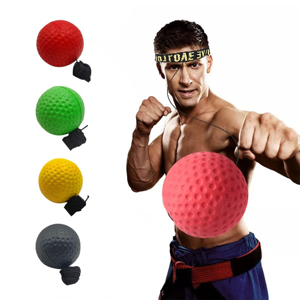 Headmounted PU Punch Ball Boxing Speed Ball Training Hand Eye Reaction