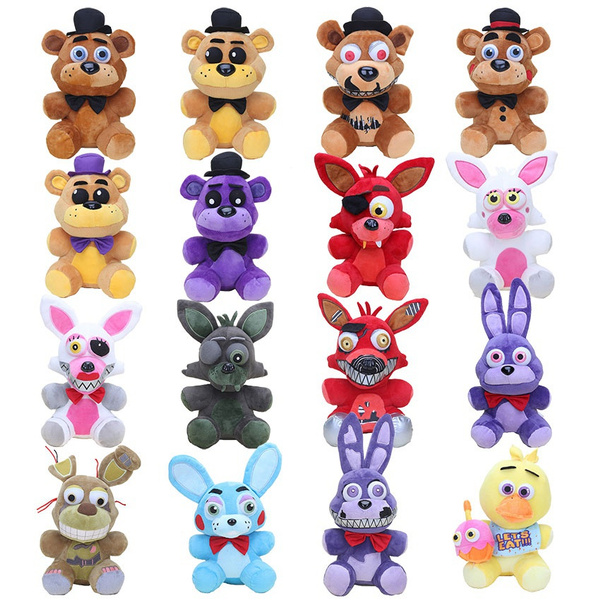 Cute Fnaf Purple Plush Nightmare Bonnie Plush Toys Five Nights At