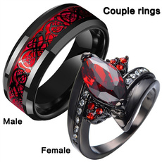 Sterling, Steel, Plus Size, wedding ring