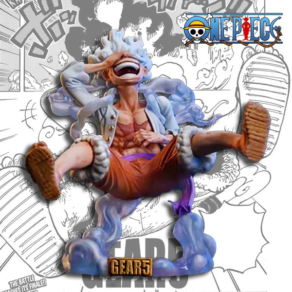 One Piece Monkey. D Luffy Gear 5 Anime Action Figure Statue