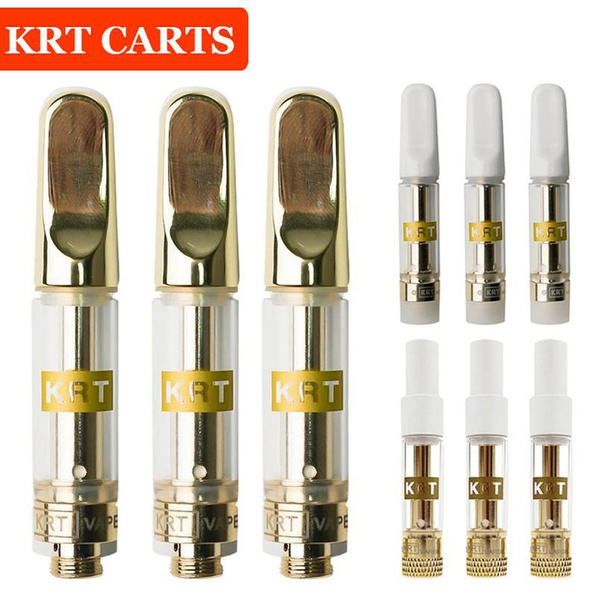 KRT Empty Vape Cartridges 0.8ml 1ml Ceramic Cartridge Atomizers 510