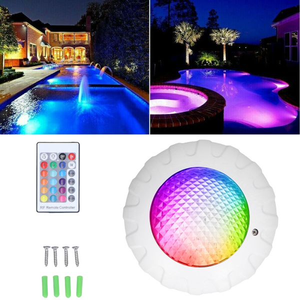 12V 38W Swimming Pool Submersible LED Pond Lights Hot Tub RGB
