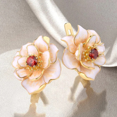 gold, Stud Earring, Bryllup, Gul
