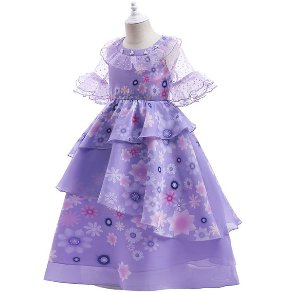 Encanto Costume Dress Kids Girls Costume Princess Fancy Dress