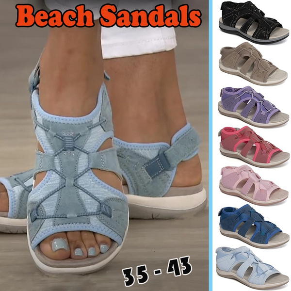 Mens Shoes Brand Fashion Men Sandals Soft Lightweight Hiking Sandals City  Leisure Femme Sandalia Plataforma Mujer Half Slippers - AliExpress