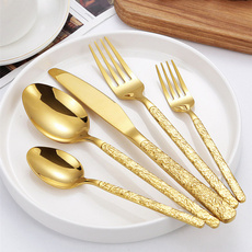 golden, flatwareset, flatwaresetblack, cutlerysetknife