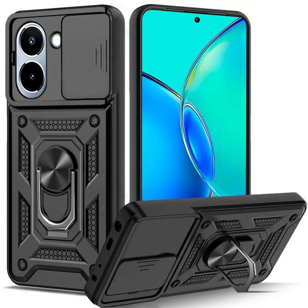 Luxury Shockproof Lens Protector Hard Armor Case Cover for Vivo Y16 Y35 ...