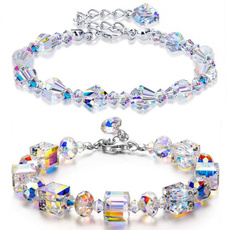 woven, Crystal Bracelet, DIAMOND, Jewelry
