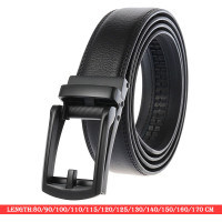 Very Long 80cm-170cm Men's Fashion Automatic Buckle Belt Leather Belts ...