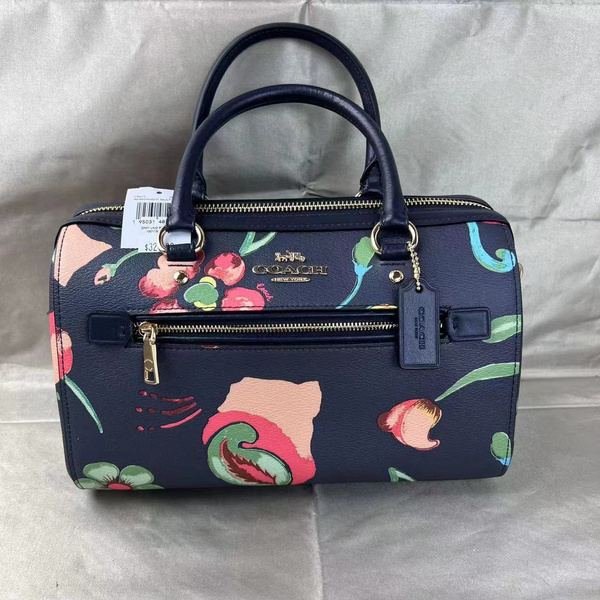 Coach C8617 Rowan Satchel With Dreamy Land Floral Print In